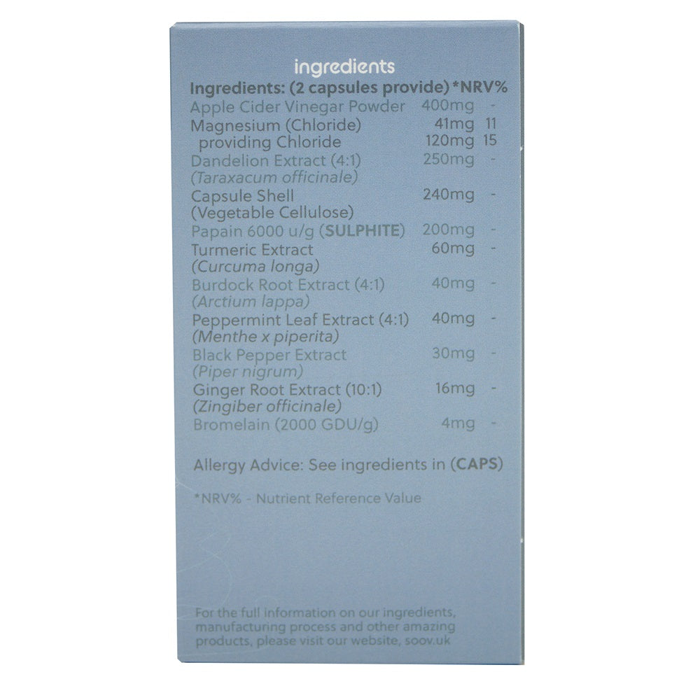 Deflate 60 Vegan Capsules No fillers No additives