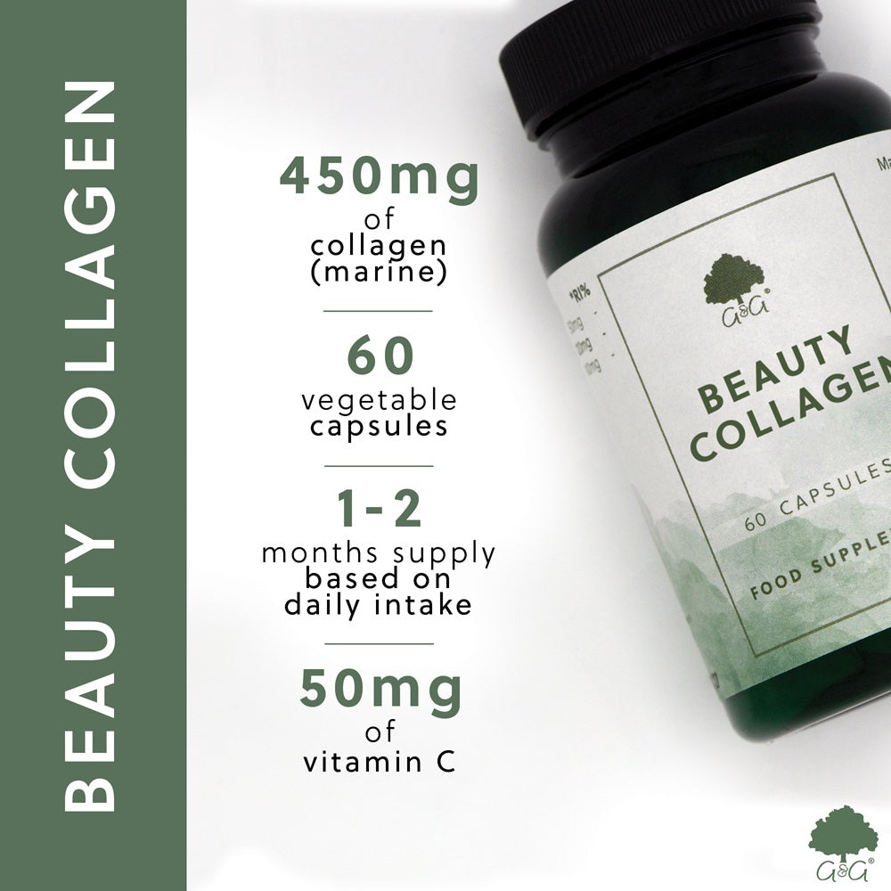 Beauty Collagen 60 Capsules No fillers No additives