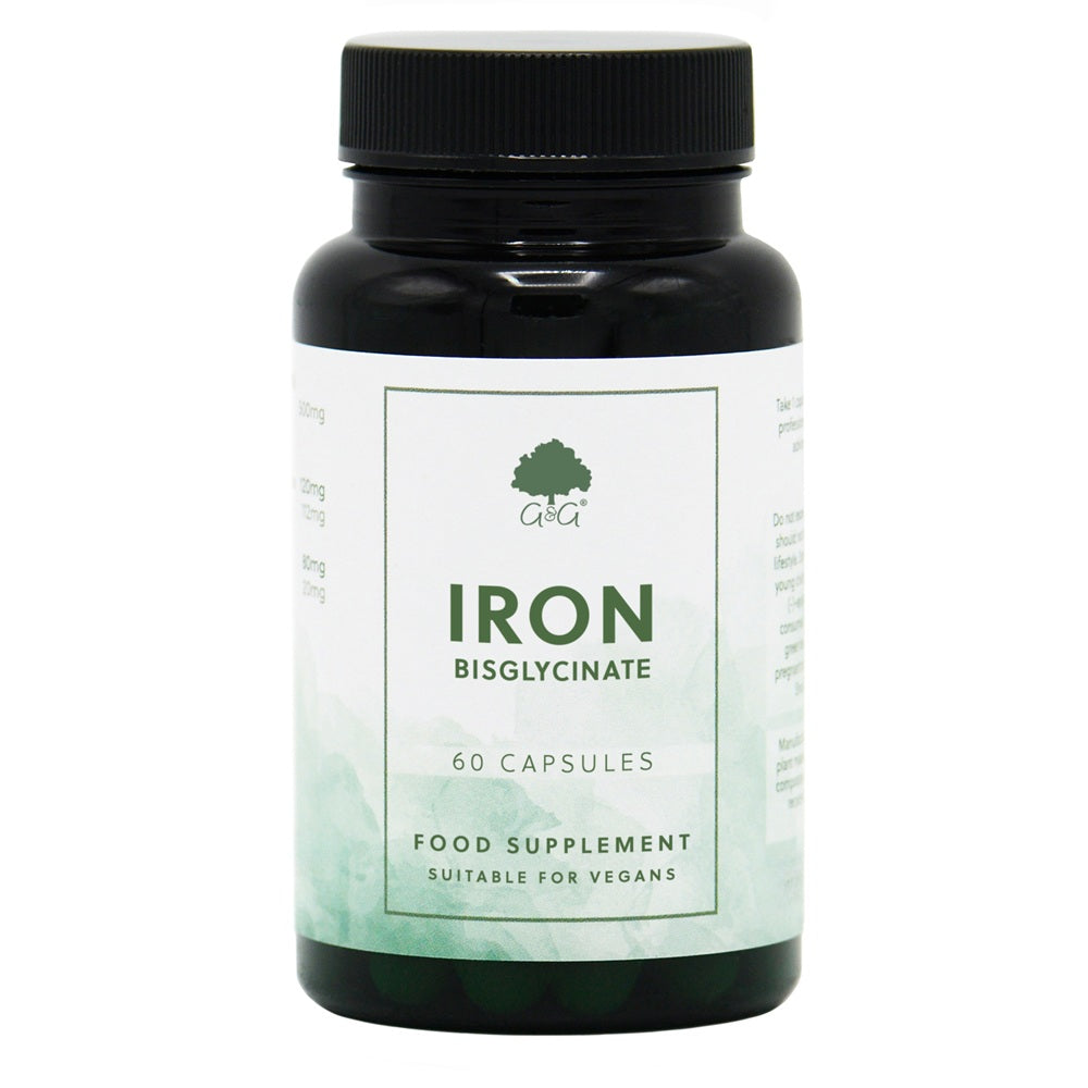 Iron Bisglycinate 20mg - 60 Vegan Capsules
