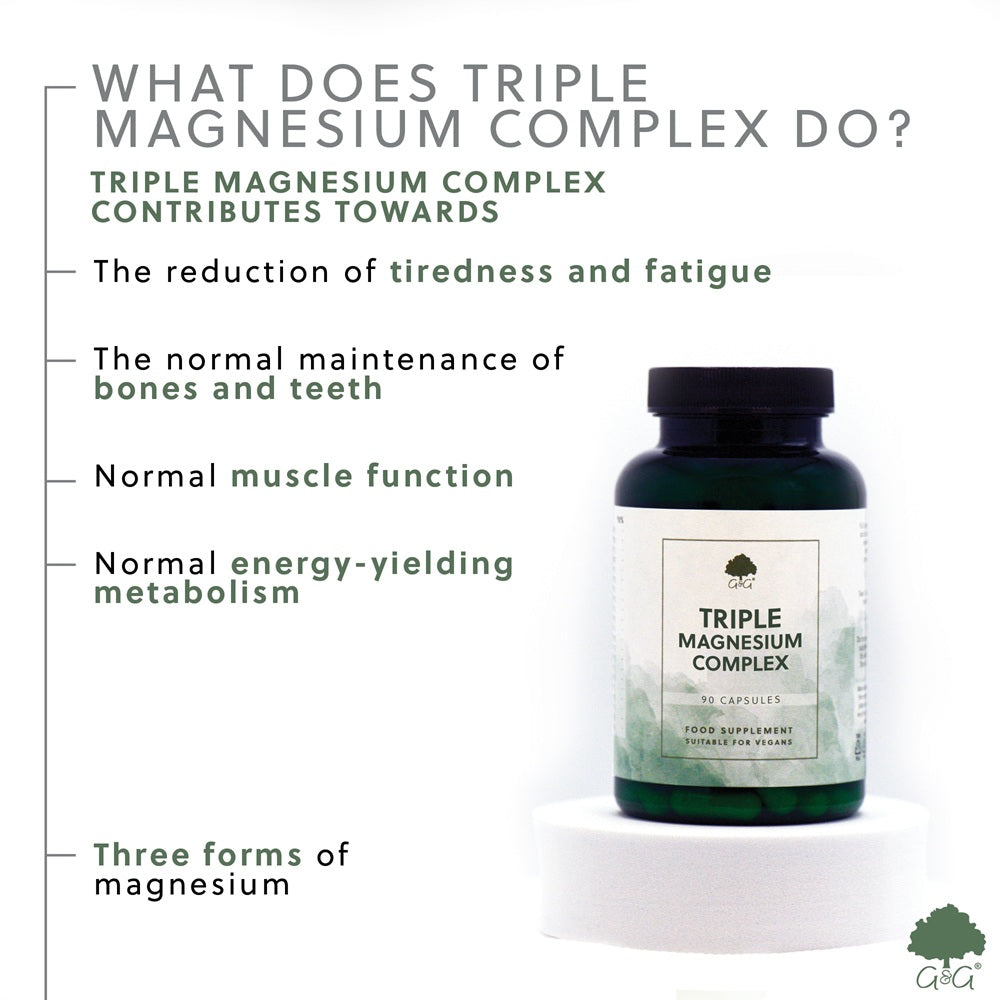 Triple Magnesium Complex - 90 Vegan Capsules